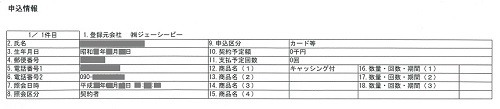 申込み情報は6ヶ月間記録されます。短期間で複数のキャッシングやクレジットカードの申込みをすると、この申込み情報がたまり、多重申込みによる申込みブラックとして判断されることにもなりかねないので注意してください。