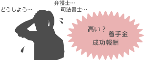 弁護士に頼むと費用が高くつく